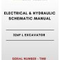 ELECTRICAL & HYDRAULIC SCHEMATIC MANUAL - (CAT) CATERPILLAR 326F L EXCAVATOR - S/N TMR