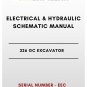 ELECTRICAL & HYDRAULIC SCHEMATIC MANUAL - (CAT) CATERPILLAR 326 GC EXCAVATOR - S/N EEC