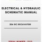 ELECTRICAL & HYDRAULIC SCHEMATIC MANUAL - (CAT) CATERPILLAR 326 GC EXCAVATOR - S/N DYG