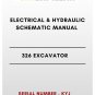 ELECTRICAL & HYDRAULIC SCHEMATIC MANUAL - (CAT) CATERPILLAR 326 EXCAVATOR - S/N KYJ