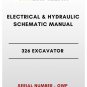 ELECTRICAL & HYDRAULIC SCHEMATIC MANUAL - (CAT) CATERPILLAR 326 EXCAVATOR - S/N GWP