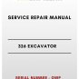SERVICE REPAIR MANUAL - (CAT) CATERPILLAR 326 EXCAVATOR - S/N GWP - PDF File