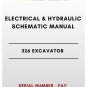ELECTRICAL & HYDRAULIC SCHEMATIC MANUAL - (CAT) CATERPILLAR 326 EXCAVATOR - S/N FAY