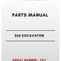 PARTS MANUAL - (CAT) CATERPILLAR 326 EXCAVATOR - S/N FAY - PDF File