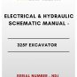 ELECTRICAL & HYDRAULIC SCHEMATIC MANUAL - (CAT) CATERPILLAR 325F EXCAVATOR - S/N NDJ