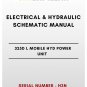 ELECTRICAL & HYDRAULIC SCHEMATIC MANUAL - (CAT) CATERPILLAR 325D L MOBILE HYD POWER UNIT - S/N H3N