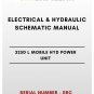 ELECTRICAL & HYDRAULIC SCHEMATIC MANUAL - (CAT) CATERPILLAR 325D L MOBILE HYD POWER UNIT - S/N SRC