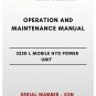 OPERATION AND MAINTENANCE MANUAL - (CAT) CATERPILLAR 325D L MOBILE HYD POWER UNIT - S/N X3N