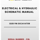 ELECTRICAL & HYDRAULIC SCHEMATIC MANUAL - (CAT) CATERPILLAR 325D FM EXCAVATOR - S/N C8L - PDF File
