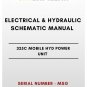 ELECTRICAL & HYDRAULIC SCHEMATIC MANUAL - (CAT) CATERPILLAR 325C MOBILE HYD POWER UNIT - S/N MSG