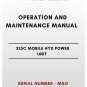 OPERATION AND MAINTENANCE MANUAL - (CAT) CATERPILLAR 325C MOBILE HYD POWER UNIT - S/N MSG
