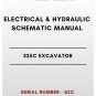 ELECTRICAL & HYDRAULIC SCHEMATIC MANUAL - (CAT) CATERPILLAR 325C EXCAVATOR - S/N S2C