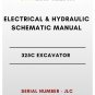 ELECTRICAL & HYDRAULIC SCHEMATIC MANUAL - (CAT) CATERPILLAR 325C EXCAVATOR - S/N JLC