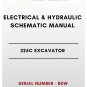 ELECTRICAL & HYDRAULIC SCHEMATIC MANUAL - (CAT) CATERPILLAR 325C EXCAVATOR - S/N BKW