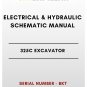 ELECTRICAL & HYDRAULIC SCHEMATIC MANUAL - (CAT) CATERPILLAR 325C EXCAVATOR - S/N BKT