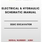 ELECTRICAL & HYDRAULIC SCHEMATIC MANUAL - (CAT) CATERPILLAR 325C EXCAVATOR - S/N AMH