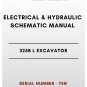 ELECTRICAL & HYDRAULIC SCHEMATIC MANUAL - (CAT) CATERPILLAR 325B L EXCAVATOR - S/N 7EN