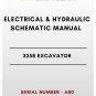 ELECTRICAL & HYDRAULIC SCHEMATIC MANUAL - (CAT) CATERPILLAR 325B EXCAVATOR - S/N ABD