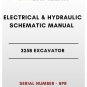 ELECTRICAL & HYDRAULIC SCHEMATIC MANUAL - (CAT) CATERPILLAR 325B EXCAVATOR - S/N 8PR