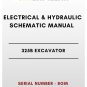 ELECTRICAL & HYDRAULIC SCHEMATIC MANUAL - (CAT) CATERPILLAR 325B EXCAVATOR - S/N 8GM
