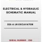 ELECTRICAL & HYDRAULIC SCHEMATIC MANUAL - (CAT) CATERPILLAR 325-A LN EXCAVATOR - S/N 2SK