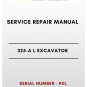 ELECTRICAL & HYDRAULIC SCHEMATIC MANUAL - (CAT) CATERPILLAR 325-A L EXCAVATOR - S/N 9KL