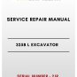 ELECTRICAL & HYDRAULIC SCHEMATIC MANUAL - (CAT) CATERPILLAR 325B L EXCAVATOR - S/N 2JR