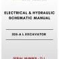 ELECTRICAL & HYDRAULIC SCHEMATIC MANUAL - (CAT) CATERPILLAR 325-A L EXCAVATOR - S/N 7LJ
