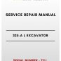 ELECTRICAL & HYDRAULIC SCHEMATIC MANUAL - (CAT) CATERPILLAR 325-A L EXCAVATOR - S/N 7CJ