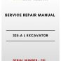 SERVICE REPAIR MANUAL - (CAT) CATERPILLAR 325-A L EXCAVATOR - S/N 2SL - PDF File