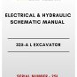 ELECTRICAL & HYDRAULIC SCHEMATIC MANUAL - (CAT) CATERPILLAR 325-A L EXCAVATOR - S/N 2SL