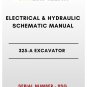 ELECTRICAL & HYDRAULIC SCHEMATIC MANUAL - (CAT) CATERPILLAR 325-A EXCAVATOR - S/N 9SG
