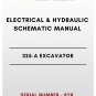 ELECTRICAL & HYDRAULIC SCHEMATIC MANUAL - (CAT) CATERPILLAR 325-A EXCAVATOR - S/N 8JG