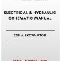 ELECTRICAL & HYDRAULIC SCHEMATIC MANUAL - (CAT) CATERPILLAR 325-A EXCAVATOR - S/N 6RM