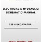 ELECTRICAL & HYDRAULIC SCHEMATIC MANUAL - (CAT) CATERPILLAR 325-A EXCAVATOR - S/N 5WK