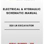 ELECTRICAL & HYDRAULIC SCHEMATIC MANUAL - (CAT) CATERPILLAR 325 LN EXCAVATOR - S/N 2SK