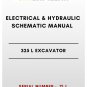 ELECTRICAL & HYDRAULIC SCHEMATIC MANUAL - (CAT) CATERPILLAR 325 L EXCAVATOR - S/N 7LJ