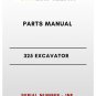 PARTS MANUAL - (CAT) CATERPILLAR 325 EXCAVATOR - S/N JNF - PDF File