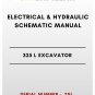 ELECTRICAL & HYDRAULIC SCHEMATIC MANUAL - (CAT) CATERPILLAR 325 L EXCAVATOR - S/N 2SL