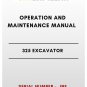 OPERATION AND MAINTENANCE MANUAL - (CAT) CATERPILLAR 325 EXCAVATOR - S/N JNF