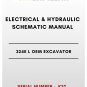 ELECTRICAL & HYDRAULIC SCHEMATIC MANUAL - (CAT) CATERPILLAR 324E L OEM EXCAVATOR - S/N K32