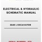ELECTRICAL & HYDRAULIC SCHEMATIC MANUAL - (CAT) CATERPILLAR 324E L EXCAVATOR - S/N KTE