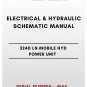 ELECTRICAL & HYDRAULIC SCHEMATIC MANUAL - (CAT) CATERPILLAR 324D LN MOBILE HYD POWER UNIT - S/N M4A