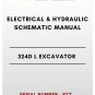 ELECTRICAL & HYDRAULIC SCHEMATIC MANUAL - (CAT) CATERPILLAR 324D L EXCAVATOR - S/N PYT