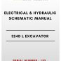 ELECTRICAL & HYDRAULIC SCHEMATIC MANUAL - (CAT) CATERPILLAR 324D L EXCAVATOR - S/N JJG