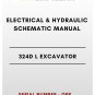 ELECTRICAL & HYDRAULIC SCHEMATIC MANUAL - (CAT) CATERPILLAR 324D L EXCAVATOR - S/N GPK - PDF File
