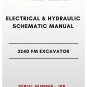 ELECTRICAL & HYDRAULIC SCHEMATIC MANUAL - (CAT) CATERPILLAR 324D FM EXCAVATOR - S/N JKR