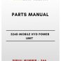 PARTS MANUAL - (CAT) CATERPILLAR 324D MOBILE HYD POWER UNIT - S/N F66