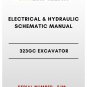 ELECTRICAL & HYDRAULIC SCHEMATIC MANUAL - (CAT) CATERPILLAR 323GC EXCAVATOR - S/N FJM