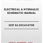 ELECTRICAL & HYDRAULIC SCHEMATIC MANUAL - (CAT) CATERPILLAR 323F SA EXCAVATOR - S/N FA2
